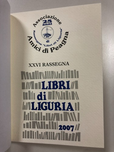Libri liguria xxvi 2007 - di,