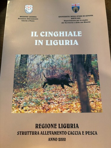 Cinghiale liguria libro - il,